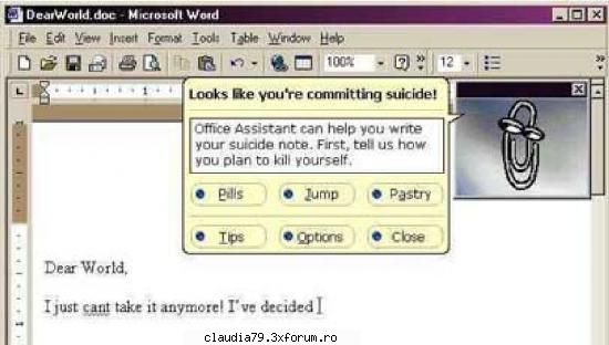 suicide assistant pt. engleza) normal n-ar trebui să aveţi pic dar pierde din