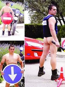 politisti pielea goala