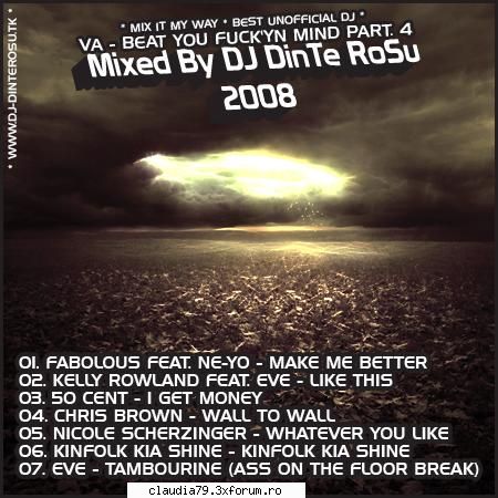 va - beat you mind part. 4 - mixed by dj dinte rosu (2008)

* mix it my way * best unofficial dj