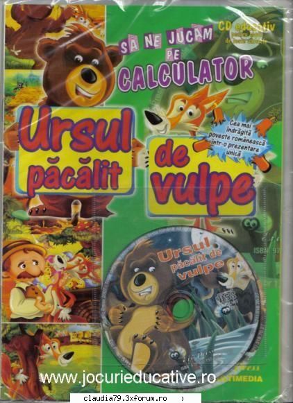 Erc Press EDUCATIONAL - URSUL PACALIT DE VULPE - Erc Press EDUCATIONAL - URSUL PACALIT DE - Jocuri pt copii