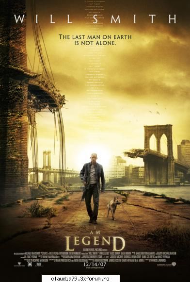 I am legend DvdRip FREE DOWNLOAD - Un film bun,un raspuns la cum ar fi lumea daca un - FILME