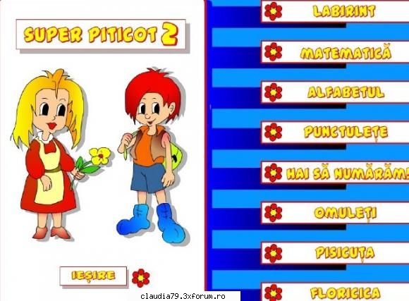 SUPER PITICOT 2 - Versiunea 2 a programului Super Piticot vine cu - Jocuri pt copii