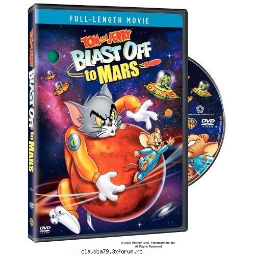 Tom and Jerry Blast Off to Mars DVD Rip - Tom & Jerry mistakenly stow away on the first - FILME