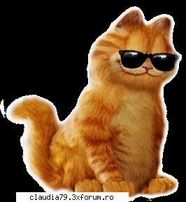 gif - "Am I still gorgeous?" - Eternul Garfield =D Uh - CHESTII SIMPATICE