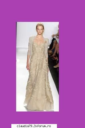 rochii - rochie Oscar de la Renta, colectia primavara-vara - MODA SI INFRUMUSETARE